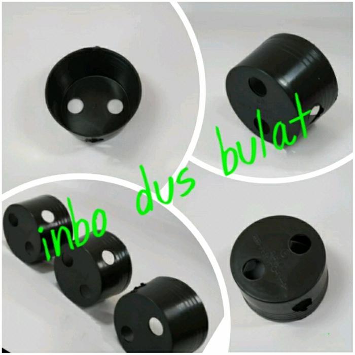 Ib Dus Inbow Dus Bulat Mangkok/Inbo Dus Bulat Hitam