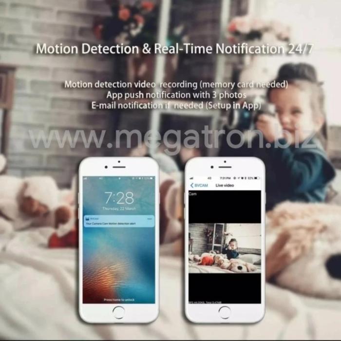 Bluetooth Speaker Wifi Spy Camera - iOS/Android
