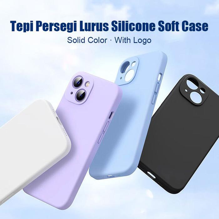 CrashStar With Logo Straight Square Edge Soft Silicone Phone Case With Velvet Inside For iPhone 17
