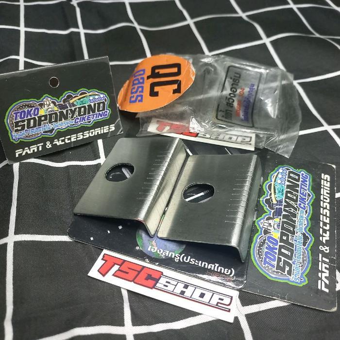 PLAT STELAN RANTE BY QC PASS ORIGINAL THAILAND FOR ARM KOTAK DKT NUI RACING WAVE 125 110 100 SUPRA