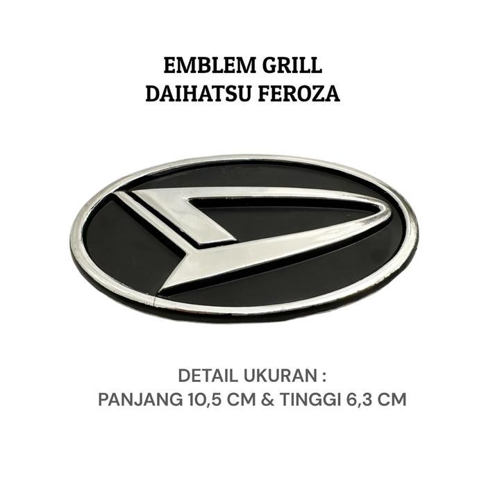 EMBLEM MOBIL DAIHATSU UNTUK GRILL DEPAN FEROZA BESTSELLER