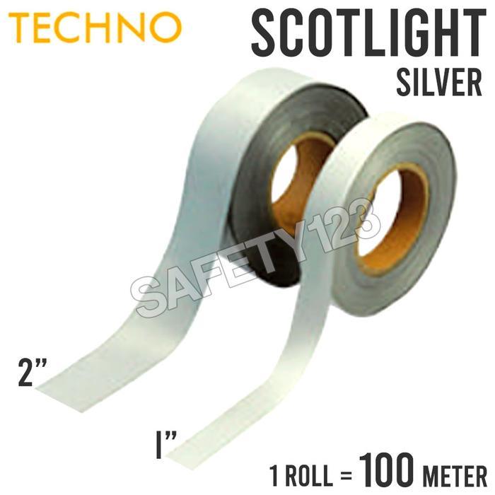 Pita Kain Silver Scotlight Scotlite Reflektor Baju Rompi Safety