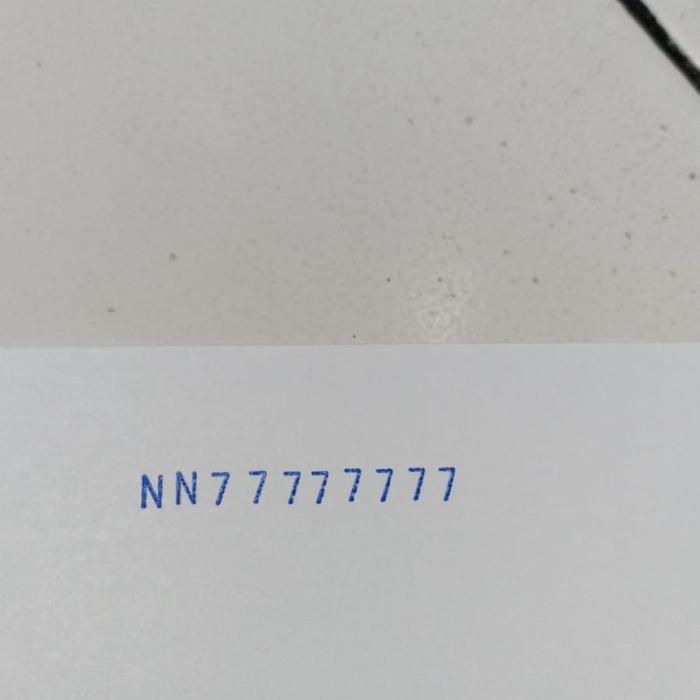 Stempel Manual Kombinasi Huruf Angka 5Mm Gratis Ongkir