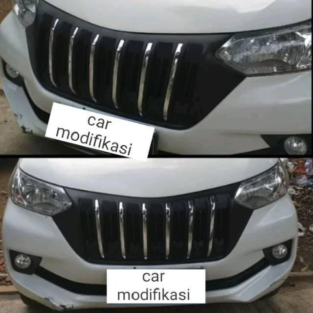 GRILL DEPAN MOBIL GRAND ALL NEW AVANZA / ALL NEW XENIA 2016 - 2019 BAHAN PLASTIK ABS HEMAT