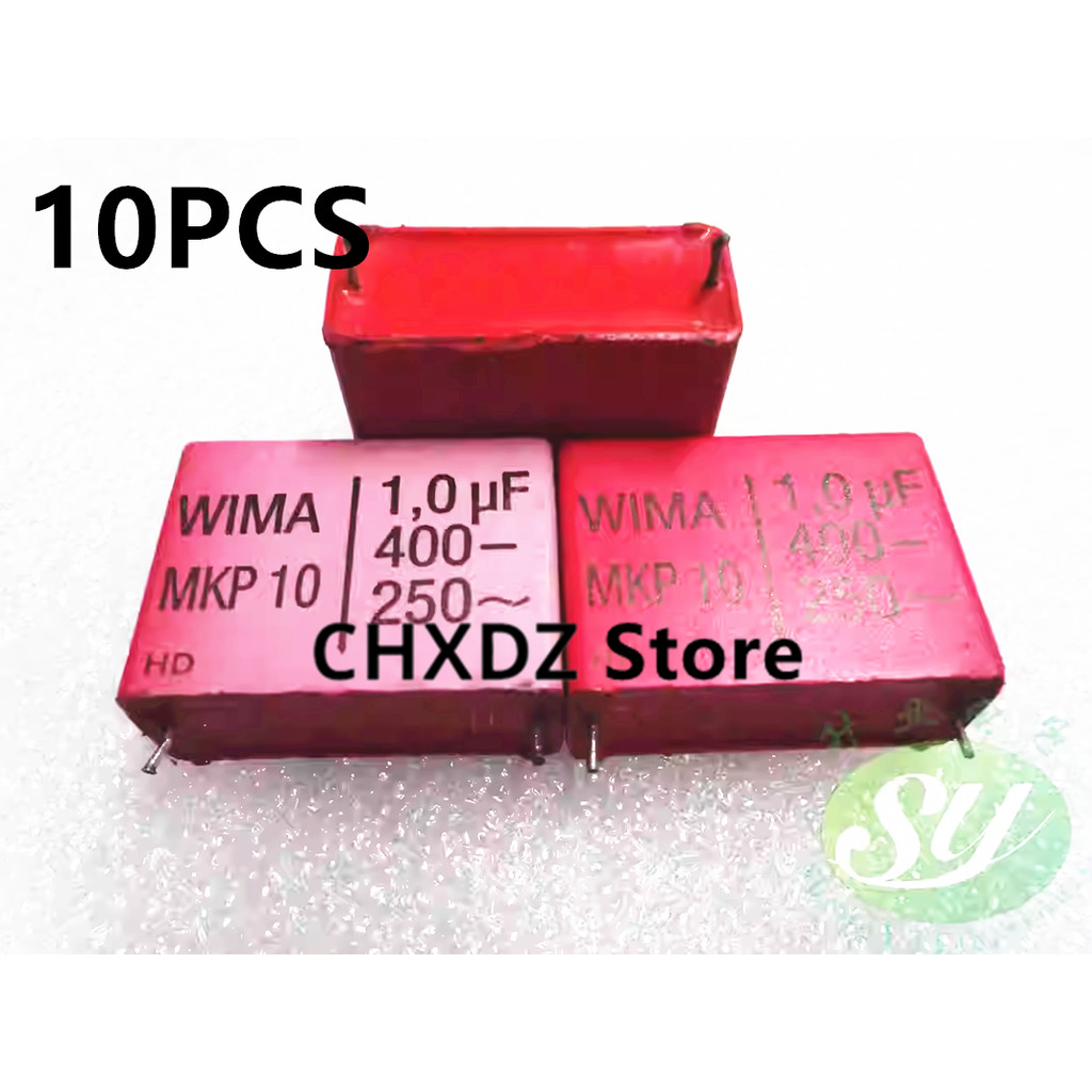 Chxdz 100% New Imported Original WIMA 400v 1.0UF 1UF 105 MKP10 P=27.5mm Audio capacitor 1.0UF/400V