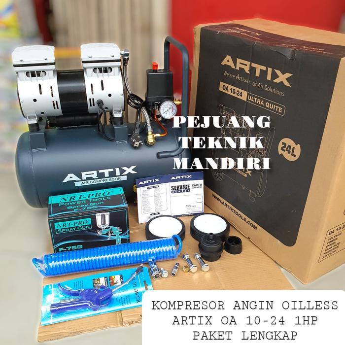 Kompresor Angin Oilless Artix Oa 1024 / Compressor 1Hp Artix Oa1024