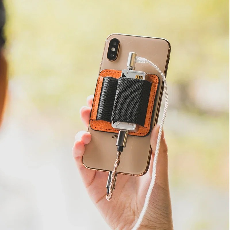SHANLING K2 USB DAC AMP Phone Pouch Magnetic Elastic Bands for UA4 UA3 UA2 UA1UA7 with ios Android