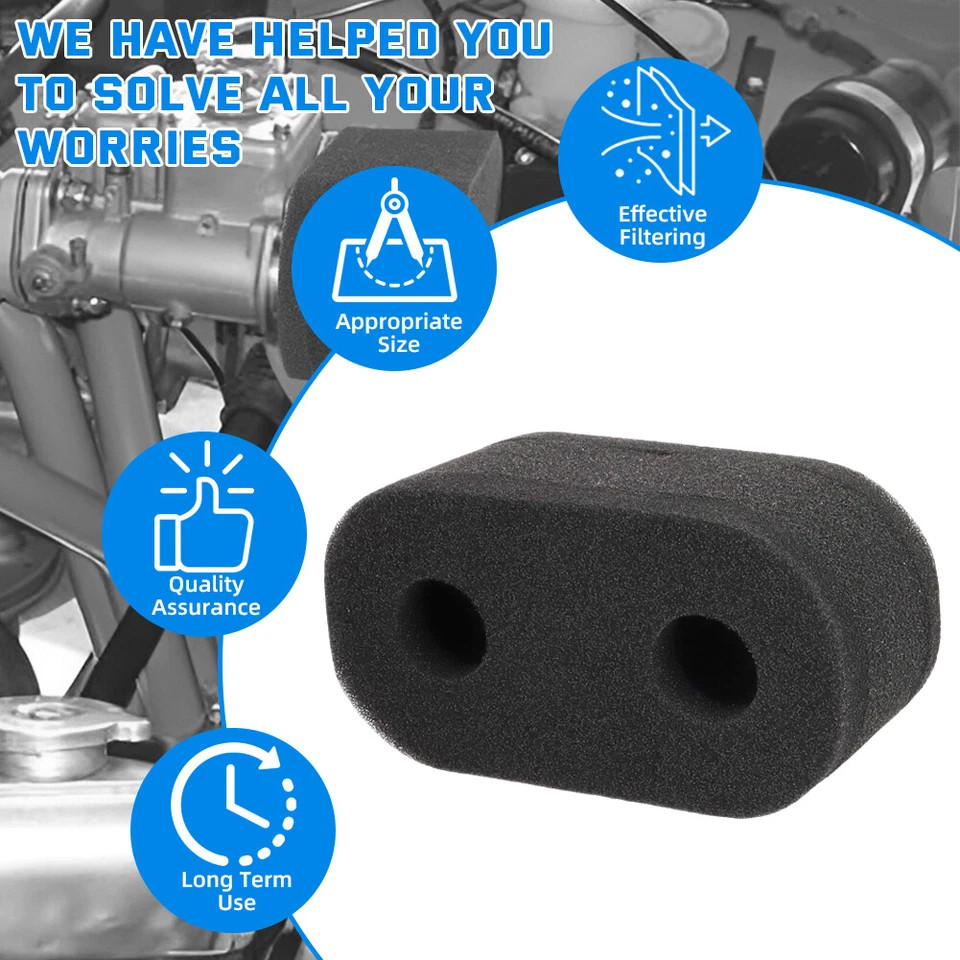 2 X FOAM CARB SOCK AIR FILTERS DOUBLE FIT FOR TRUMPET WEBER DCOE DELLORTO JENVEY
