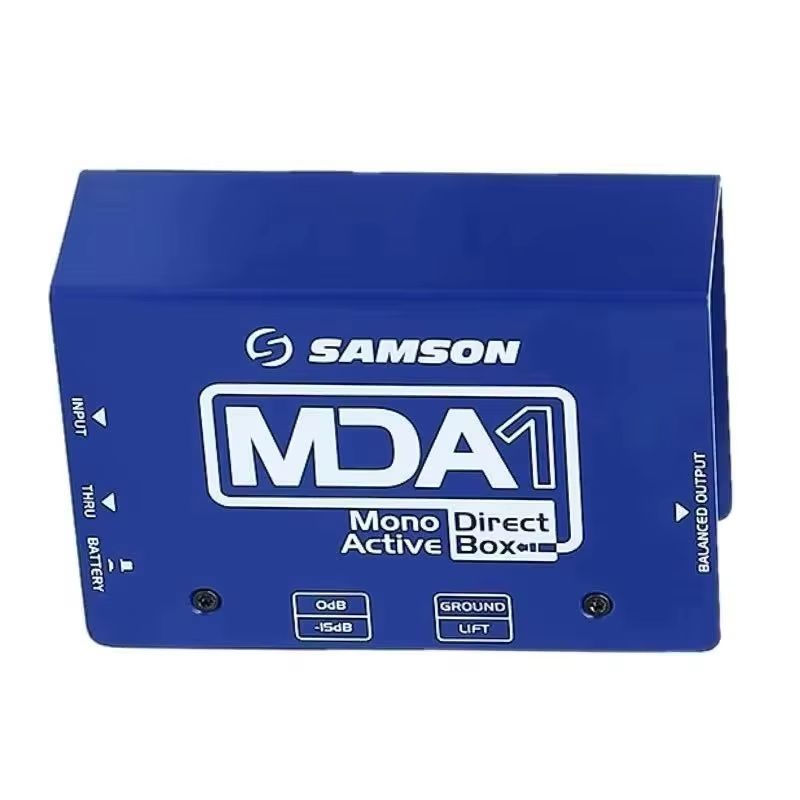 Samson S.Max Series MDA1 Mono Active Direct Box DI box for live sound and recording stage