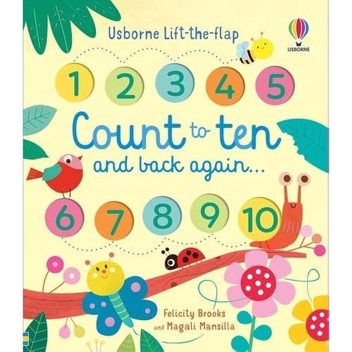 Kidnedu Usborne Lift-The-Flap Count To Ten #Gratisongkir