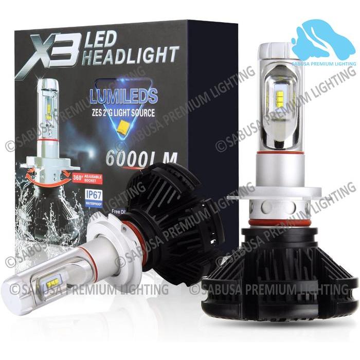 Lampu Mobil Led H4 H11 Foglamp Headlamp Utama Fortuner Xenia Agya Dll