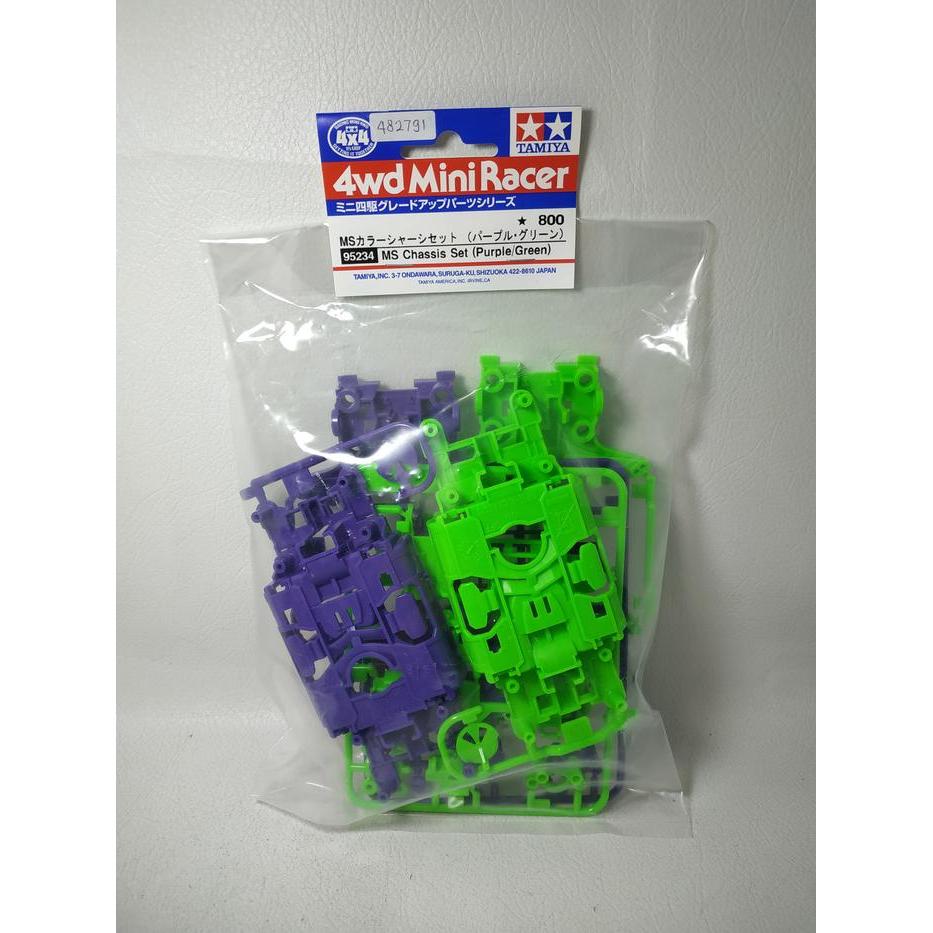 HARGA DISKON Tamiya 95234 MS Chassis Set Purple & Green