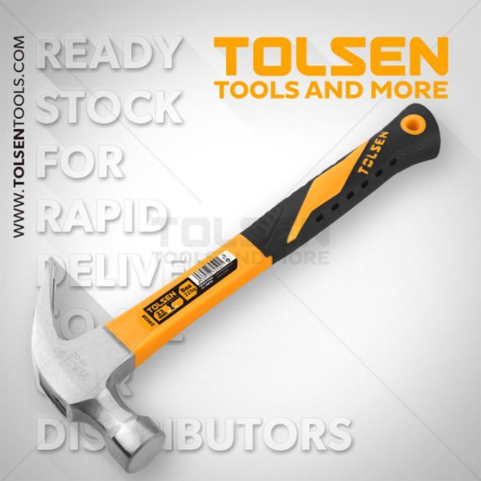 NEW PRODUK PALU KAMBING 8 16 20 OZ / CLAW HAMMER HANDLE FIBERGLASS TOLSEN THANKYOU & HAPPY SHOPPING