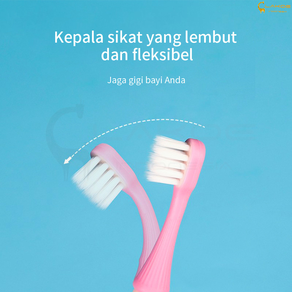 LAKOE Sikat Gigi Anak Bayi /Kids Toothbrush 3 pcs set