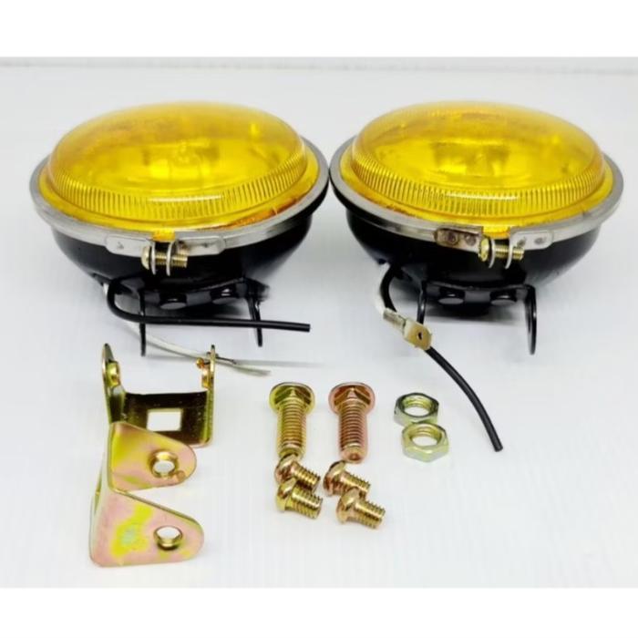 Lampu Tembak Kabut Bulat Lampu Sorot Foglamp Bulat Universal Motor Mobil Foglamp
