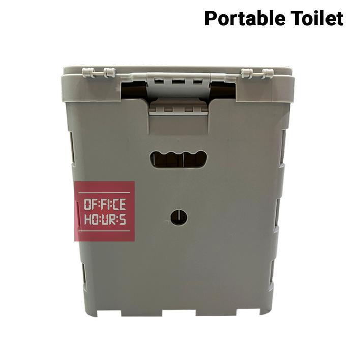 Portable Toilet for Camping Toilet Lipat dengan Tutup