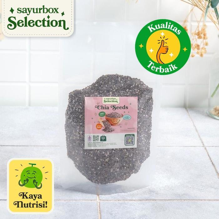 Terlaris Sayurbox Selection Chia Seeds 100 Gram Sayurbox Sayurbox