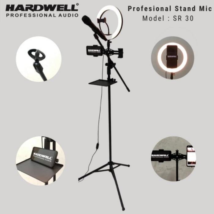 Stand Mic Hard Well Sr30 / Sr 30 Tripod Live