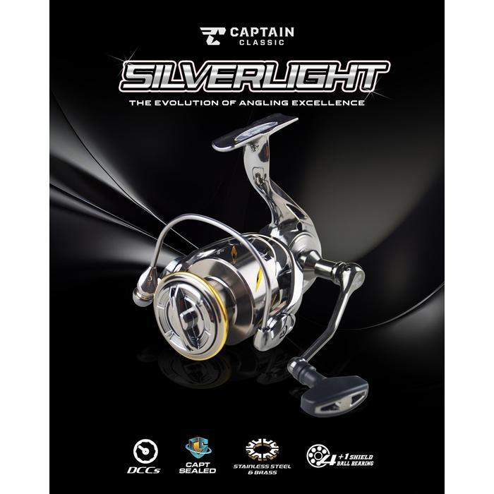 Sale Reel Pancing Captain Silverlight 1500 - 4500 (4+1 Seal Bearing) Power Handle