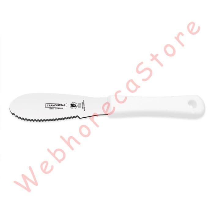 TRAMONTINA SERRATED BUTTER SPREADER 4" / PISAU MENTEGA 10CM