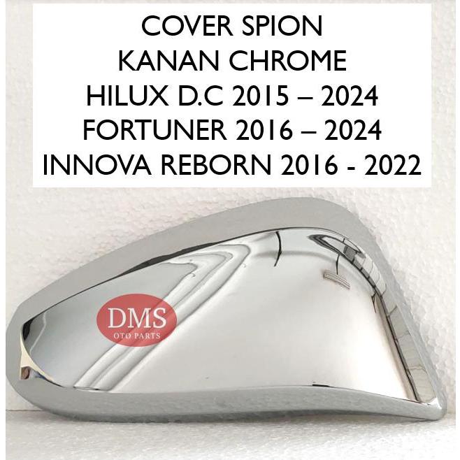 COVER SPION HILUX REVO INNOVA FORTUNER CHROME READY STOCK