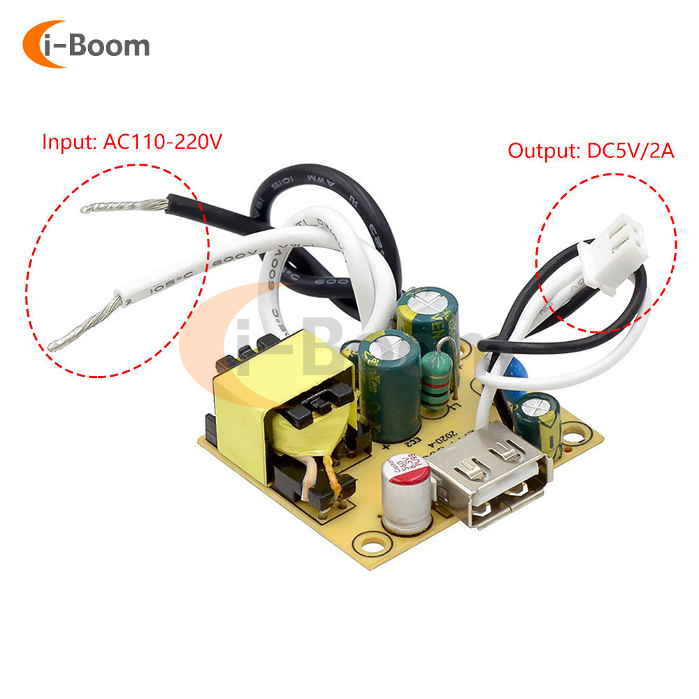AC110V 220V To DC 5V 2A Buck Module Isolated Power Supply Board Transformer Built-in Driver with Pro