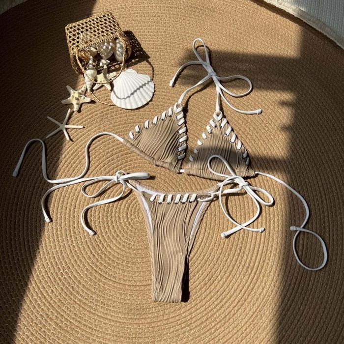 AUREL bikini set 2 pcs woman premium / korean swimwear / beachwear bali / baju renang wanita /