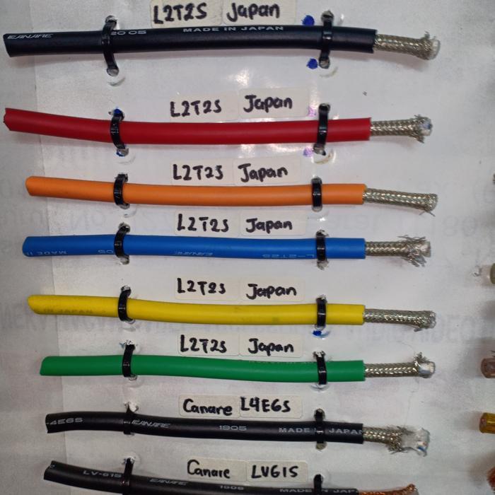 Kabel Mic Canare L2T2S L-2T2S Japan Warna Orange Per Meter Populer