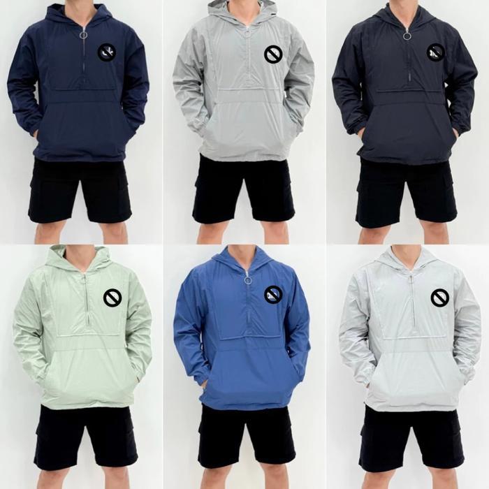 Anorak Half Zip Windbreaker Jacket Original - AI
