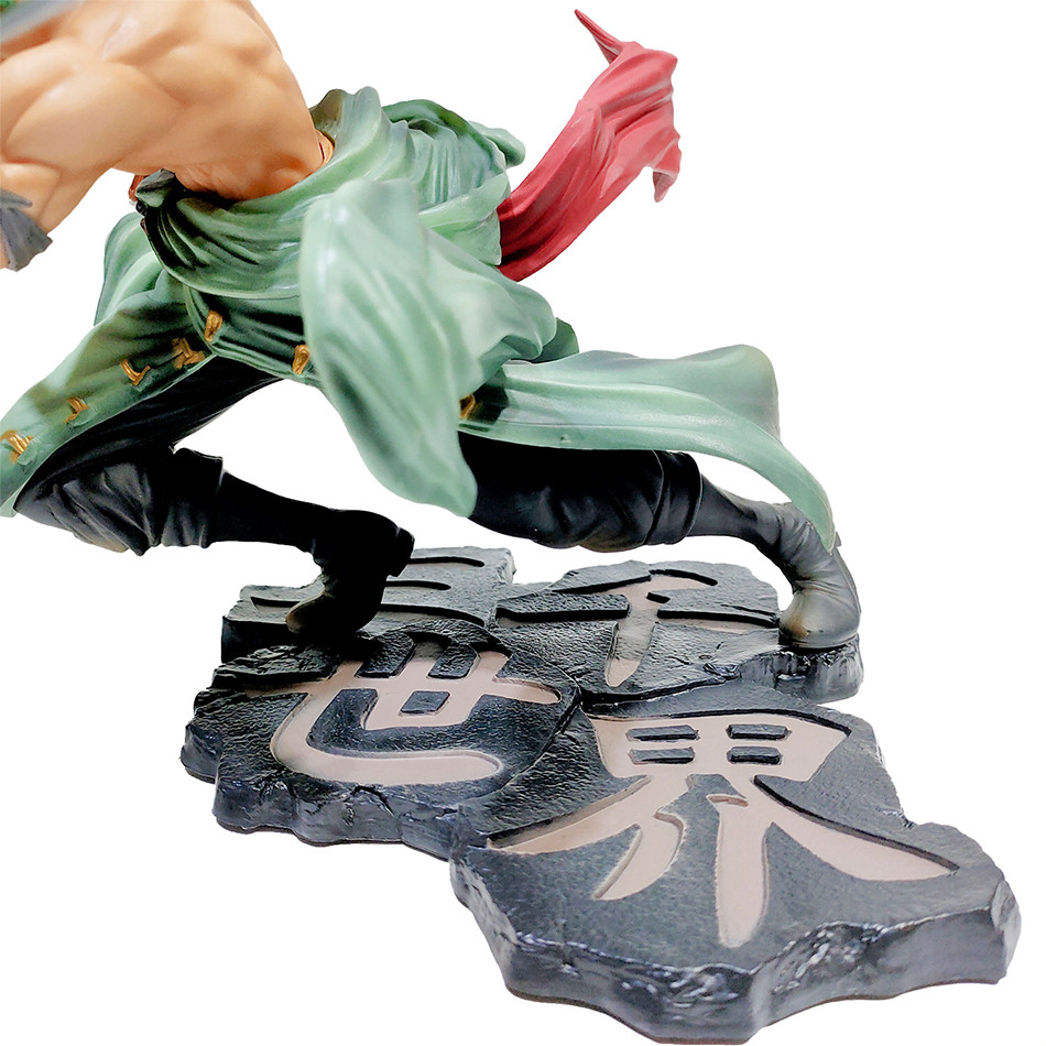 10CM One Piece Luffy Figure Roronoa Zoro Three-Blade Sa-Maximum Manga Anime Statue PVC Action