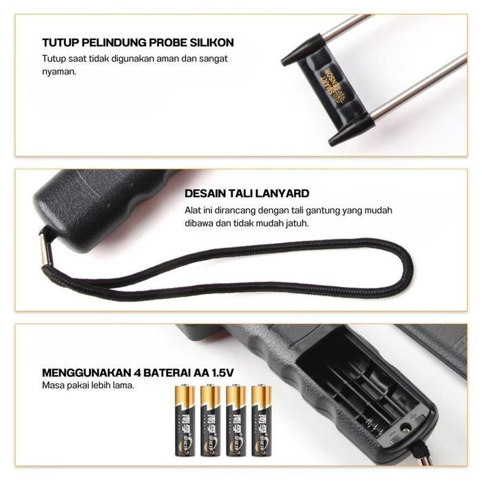 Promo Grain Moisture Meter Alat Pengukur Kadar Air Beras Padi Digital Tester Biji Jagung Ukur