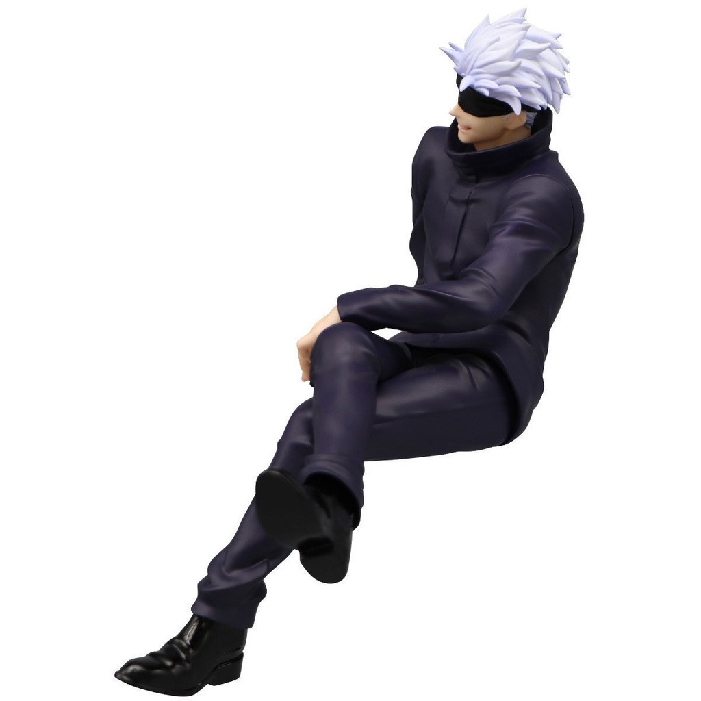 11cm New Gojo Satoru Anime Jujutsu Kaisen Action Figure Itadori Yuji Seated Noodle Stopper Model