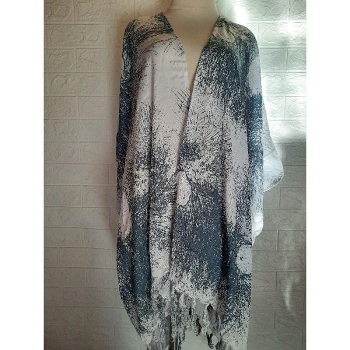 Outer Cardigan Rayon Motif Akar Bali