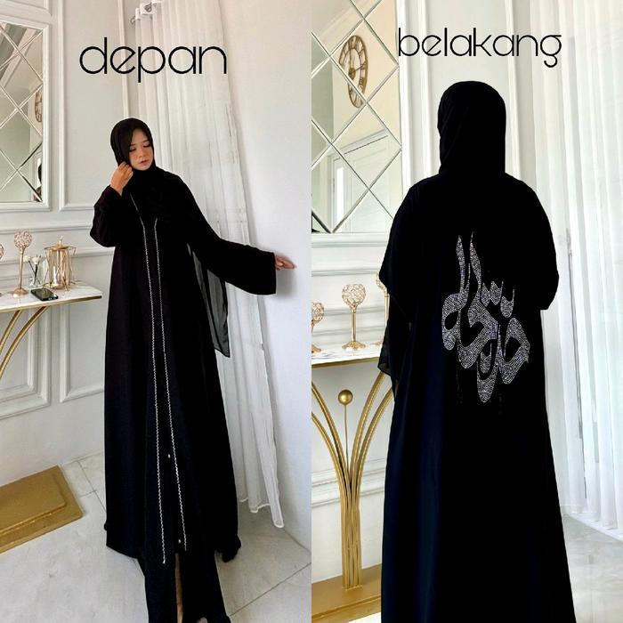 Abaya Fatimah // Baju Abaya Dubai // Gamis Terbaru // Abaya Mesir // Baju Wanita Busui // Outer