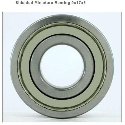 Terbatas Miniature Deep Grove Ball Bearing ID 9 mm x OD 17 mm x W 5mm