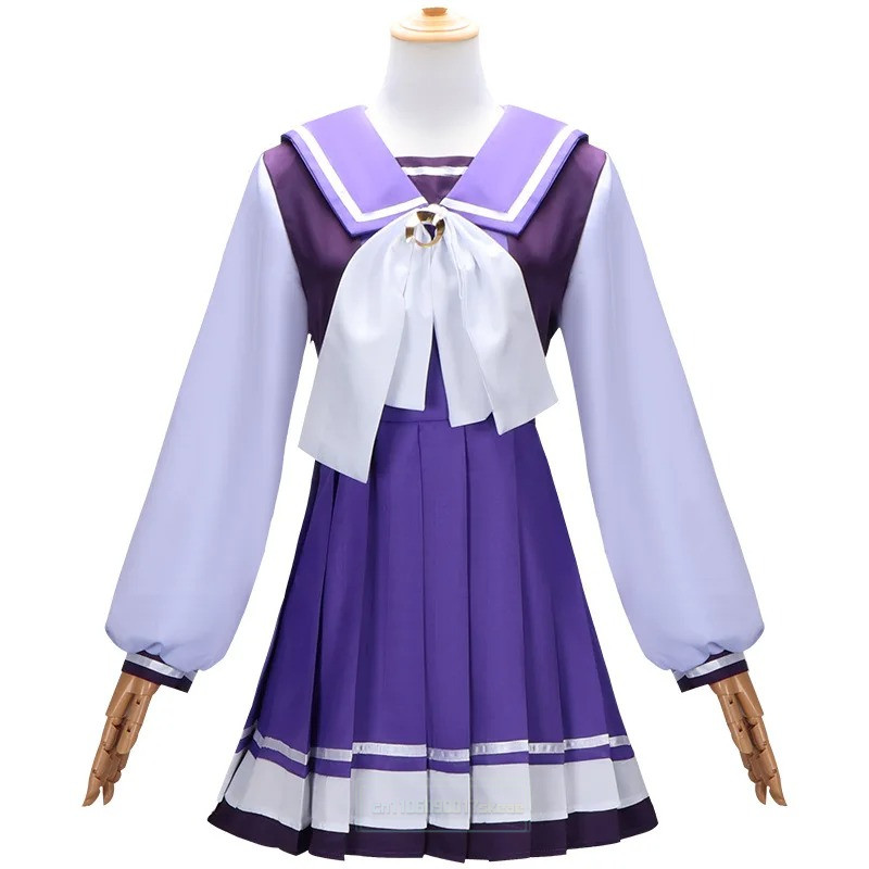 Anime Pretty Derby School Uniform Cosplay Costume Set Mejiro Mcqueen Dress Outfit For Women