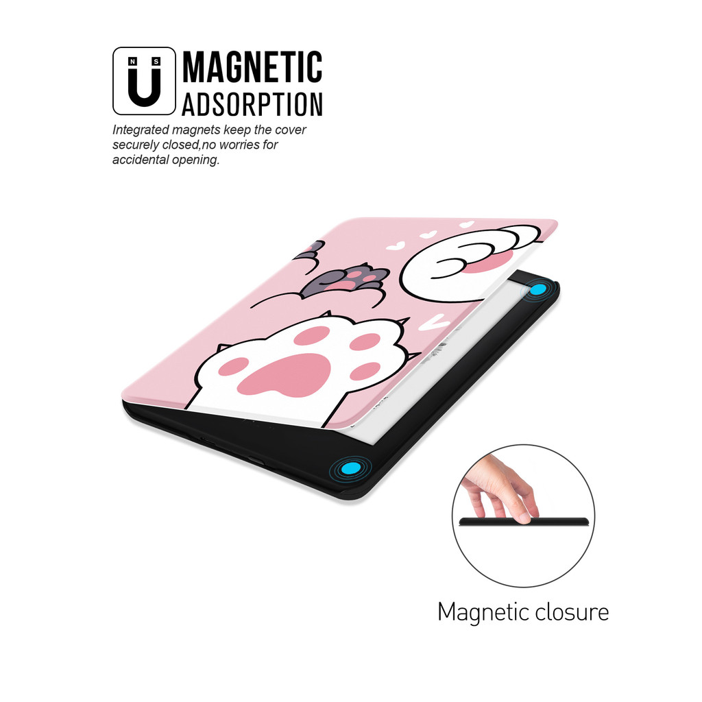 Cute Cat Paw Kindle Case Fits All-New 6" Kindle (11th Generation, 2022 Release)/ Kindle (10th