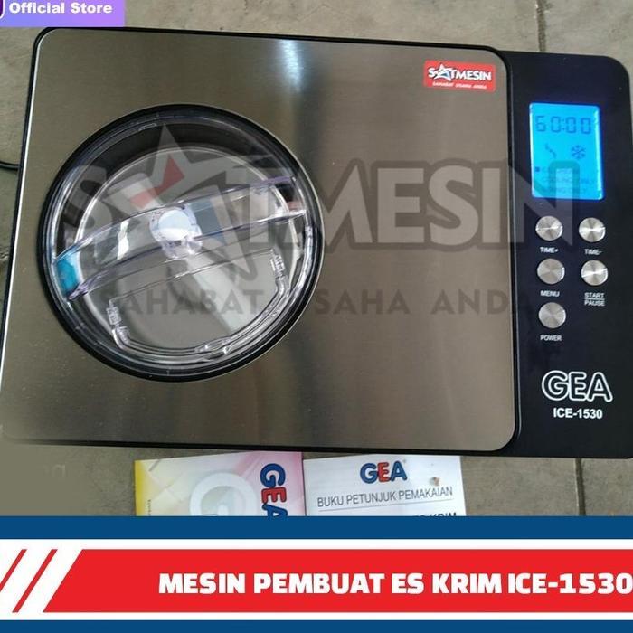 Satmesin Jual Murah Ice Cream Maker GEA ICE-1530 / Mesin Pembuat Es Krim