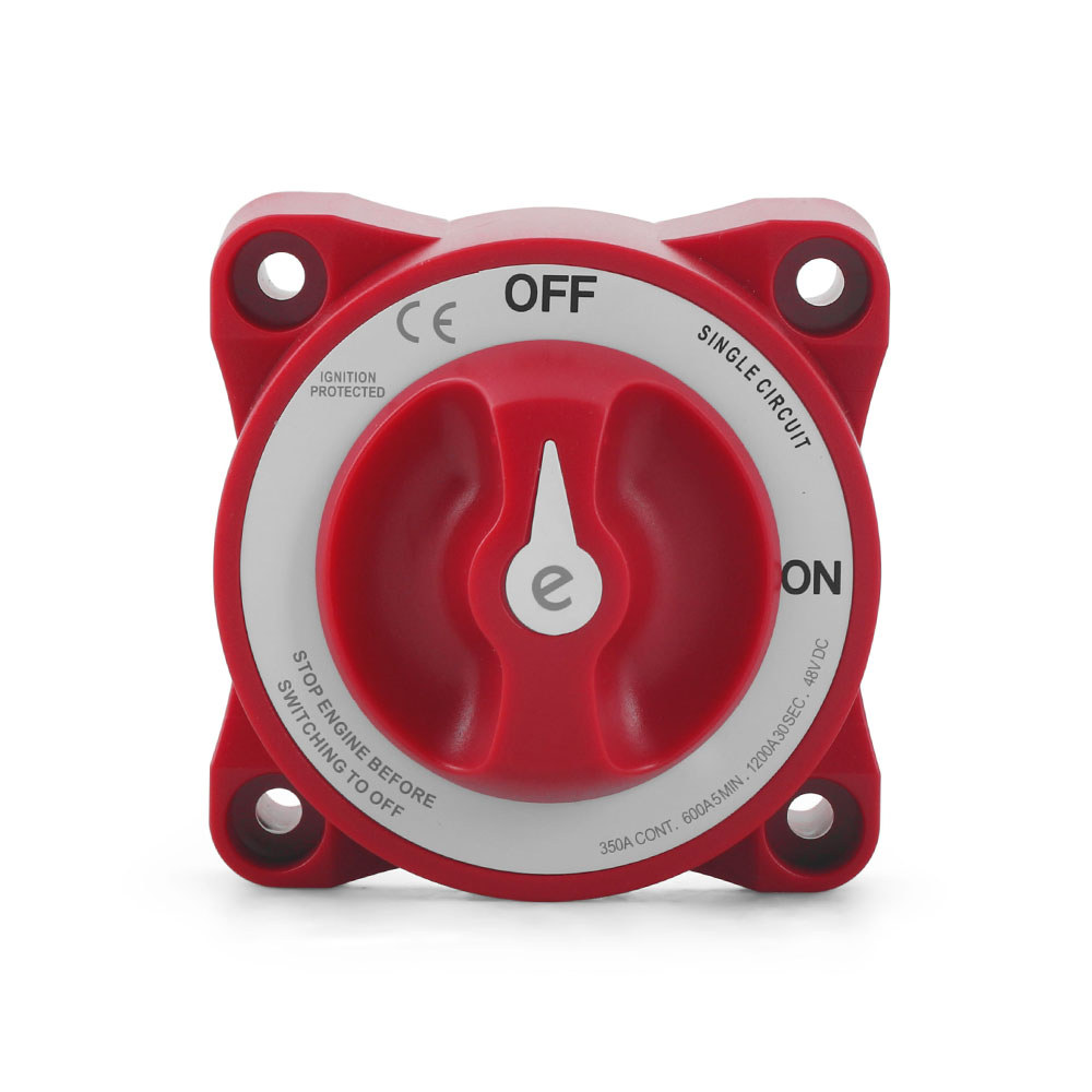 9003E 2 Position Battery Switch 48V 350A E-Series Single Circuit On Off Battery Disconnecter