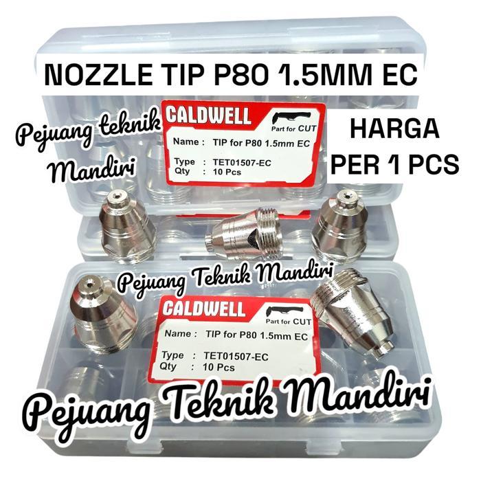 Caldwell Nozzle Tip P80 / Nozzle Plasma Cut 100 P80 Nozzle Plasma P80 #Gratisongkir