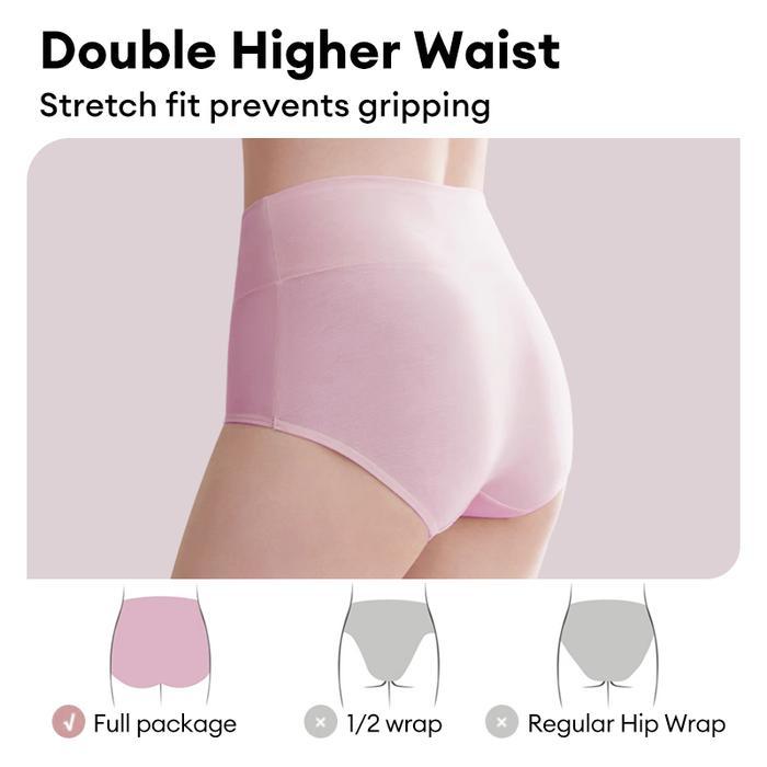 [5Pcs] Cd Adem Seamless Celana Dalam Wanita Panties Sexy Katun Waist Hitam Motif Cewek-Model Terbaru