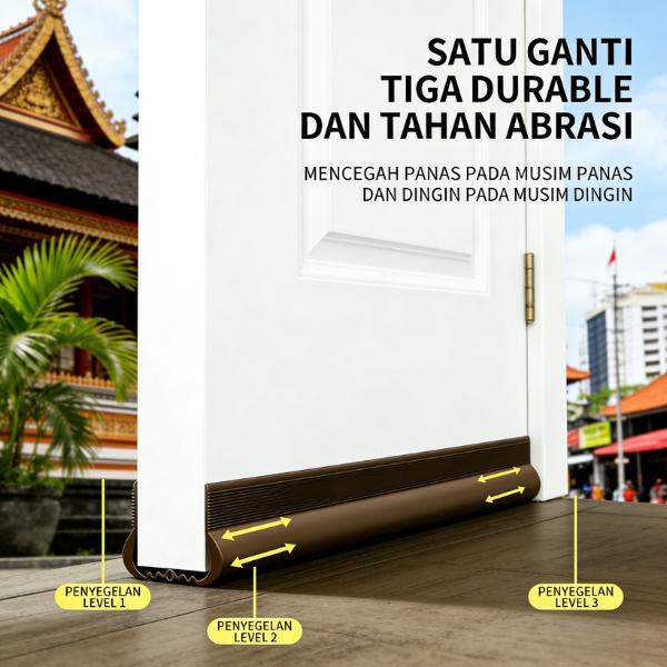 Penyekat bawah pintu bergelombang sekat pintu bawah penutup celah bawah pintu rumah/tutup pintu