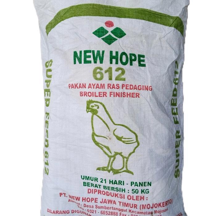 New Hope Karung Pakan Ayam 50 kg Super Feed 612 Ras Pedaging Broiler Finisher Umur 21 Hari Panen, 10