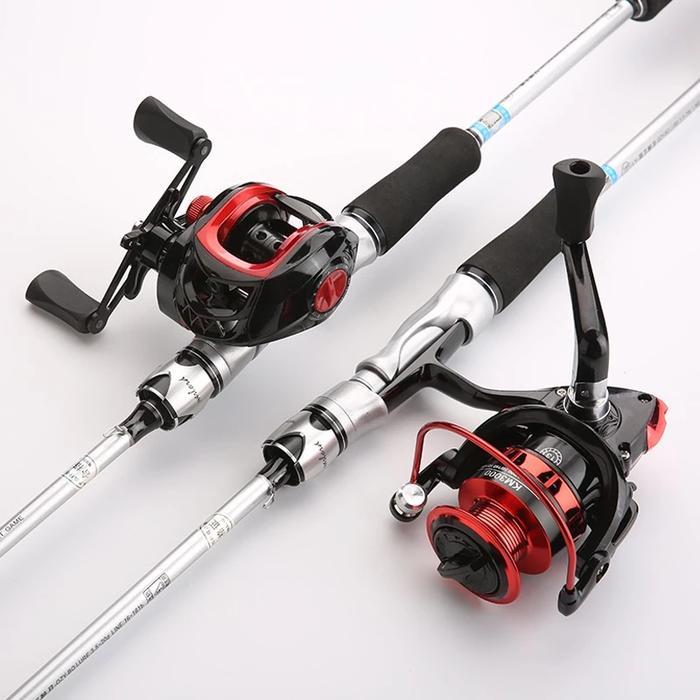 DaiwaPaket Pancing Komplit 5In1: Joran 1.65-2.7M + Reel Casting + Senar + Kail + Umpan Gratis 5