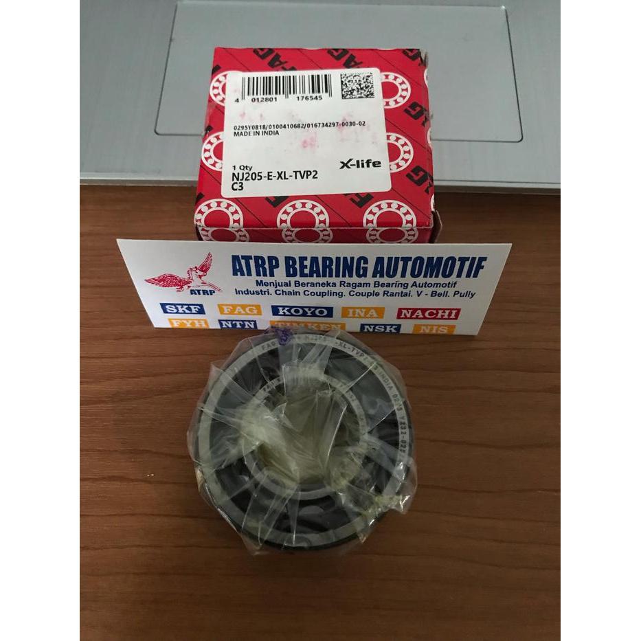 Cylindrical Roller Bearing Nj205-E-Xl-Tvp2-C3 Fag Original Nj 205 E Xl Tvp2 C3 25X52X15