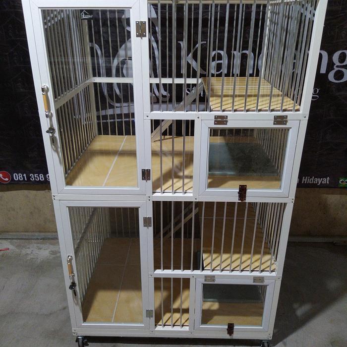 kandang kucing tingkat besar