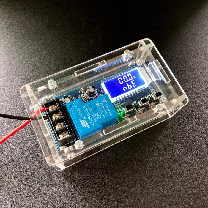Modul Charger Aki Digital LCD Display Otomatis Cut Off 30A
