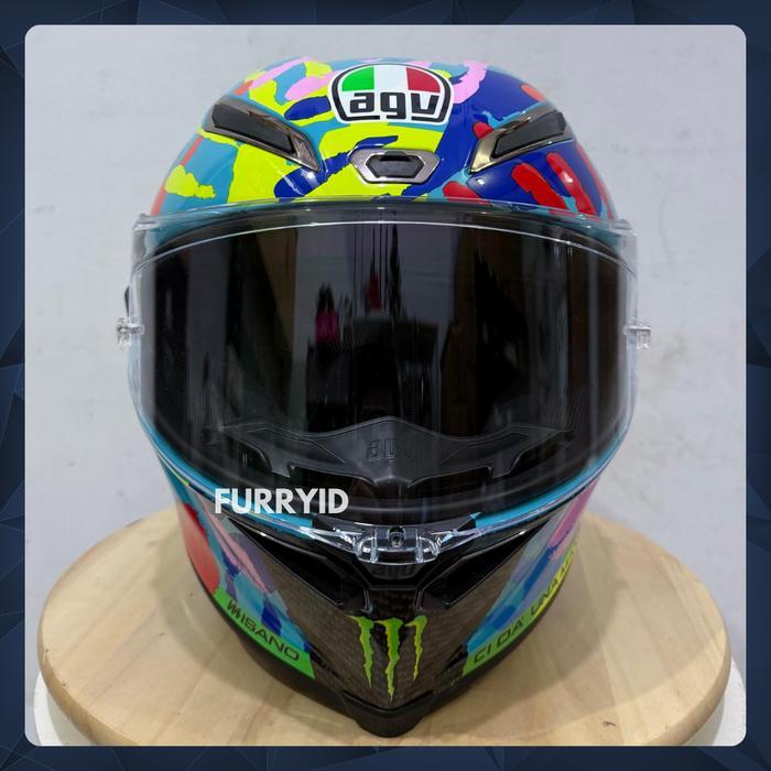 HELM FULL FACE AGV PISTA GP-R MISANO HAND SPECIAL