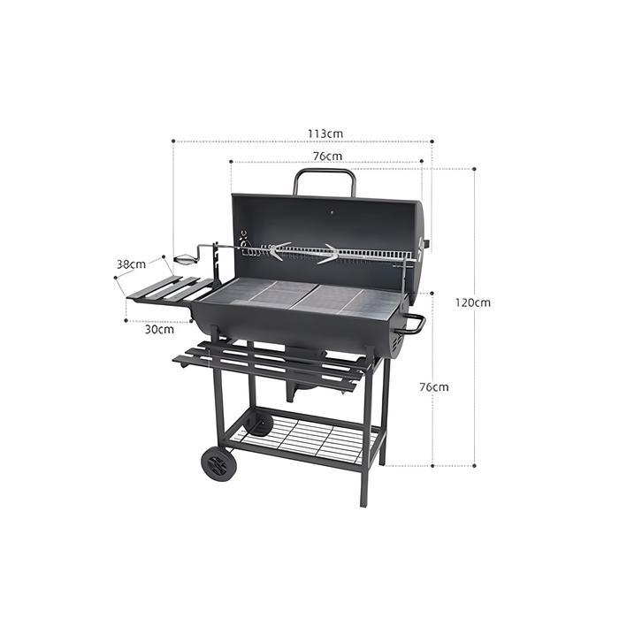 Panggangan BBQ Portable Grill Alat Panggang Putar Ayam - PangganganPtr