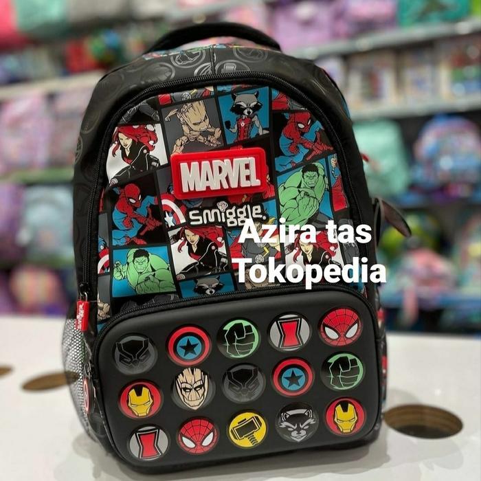 BACKPACK SMIGGLE MARVEL SPIDERMAN ORIGINAL - TAS ANAK SEKOLAH *